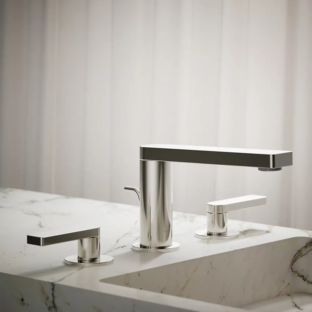 Kohler Composed Widespread bathroom sink faucet with Lever handles, 1.2 gpm K-73060-4-SN - Plumbing Market