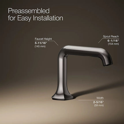 Kohler Occasion Bathroom sink faucet spout with Straight design, 0.5 gpm K-27009-N-TT - Plumbing Market