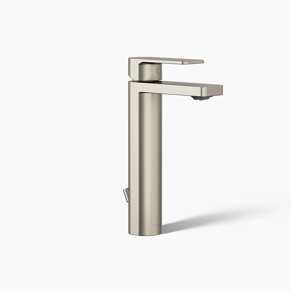 Kohler Parallel Tall single-handle bathroom sink faucet, 1.2 gpm K-23475-4-BN - Plumbing Market
