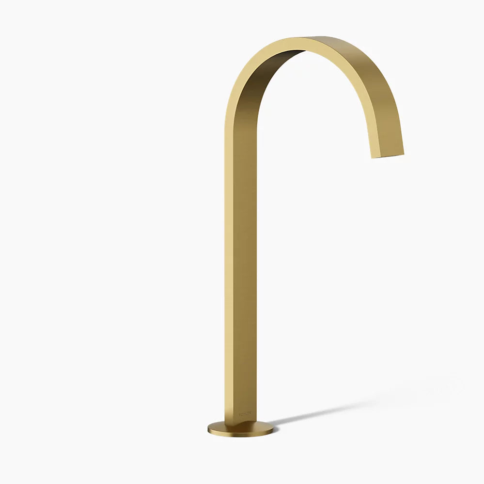 Kohler Components Bathroom sink faucet spout with Ribbon design, 1.2 gpm K-77966-2MB - Plumbing Market