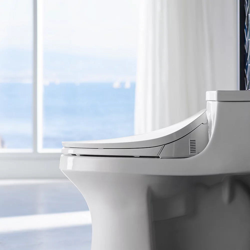 Kohler PureWash E750 Elongated bidet toilet seat with remote control K-4108-96 - Plumbing Market