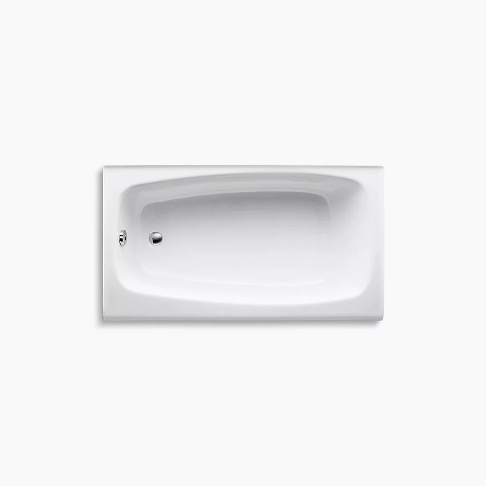 Kohler Seaforth 54" x 30-1/4" alcove bath, left drain K-745-0 - Plumbing Market