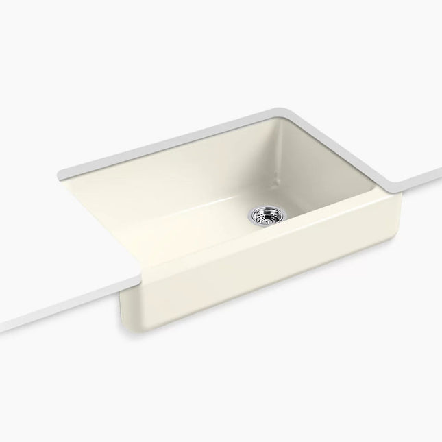 Kohler Whitehaven 32-1/2" undermount single-bowl farmhouse kitchen sink K-5826-96 - Plumbing Market