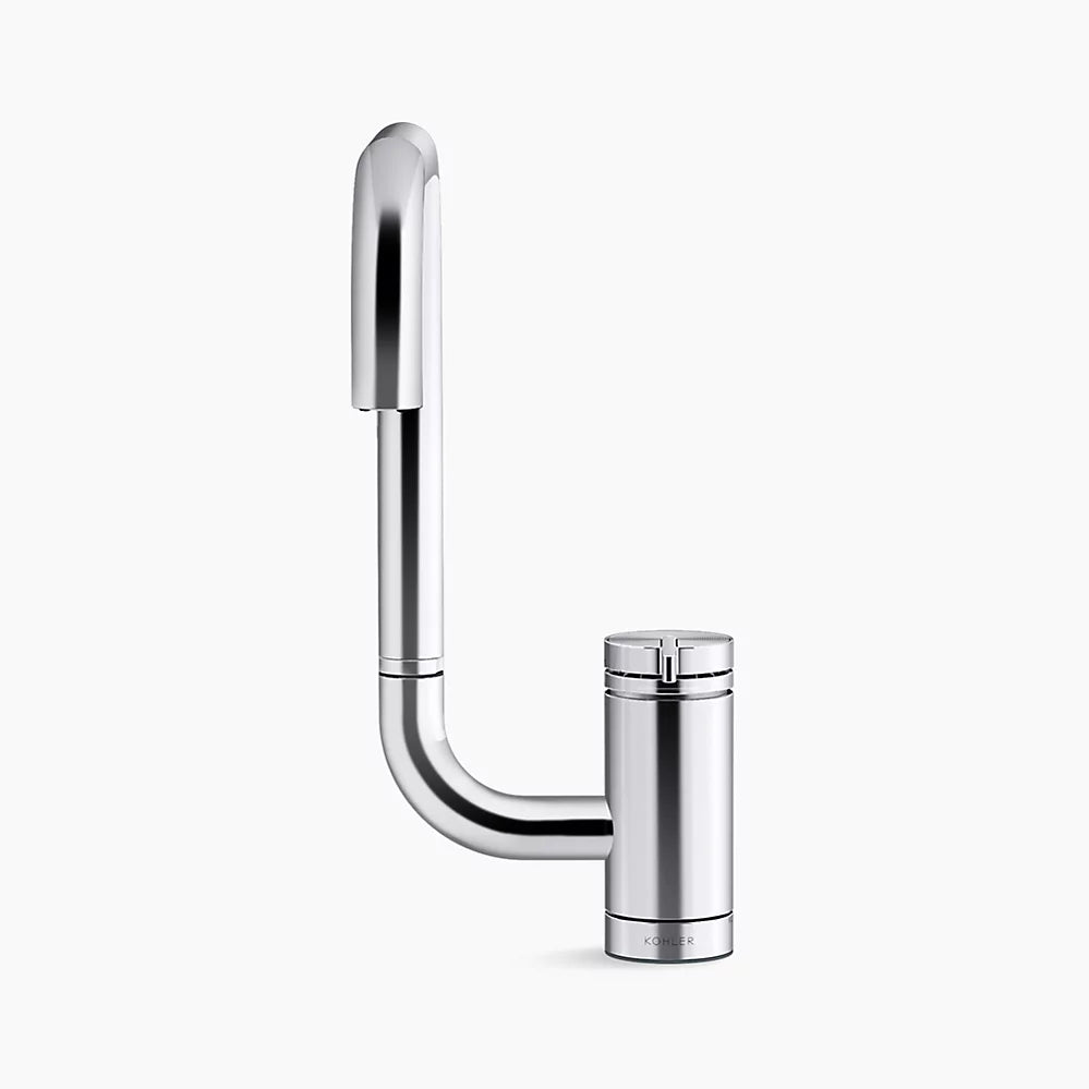 Kohler Components Single-handle bar sink faucet with two-function extended-reach spout K-28290-BMB - Plumbing Market