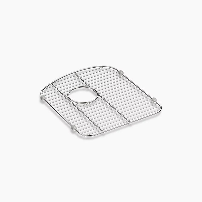 Kohler Langlade Stainless steel sink rack, 13-1/2" x 15-1/4", for right-hand bowl K-5180-ST - Plumbing Market