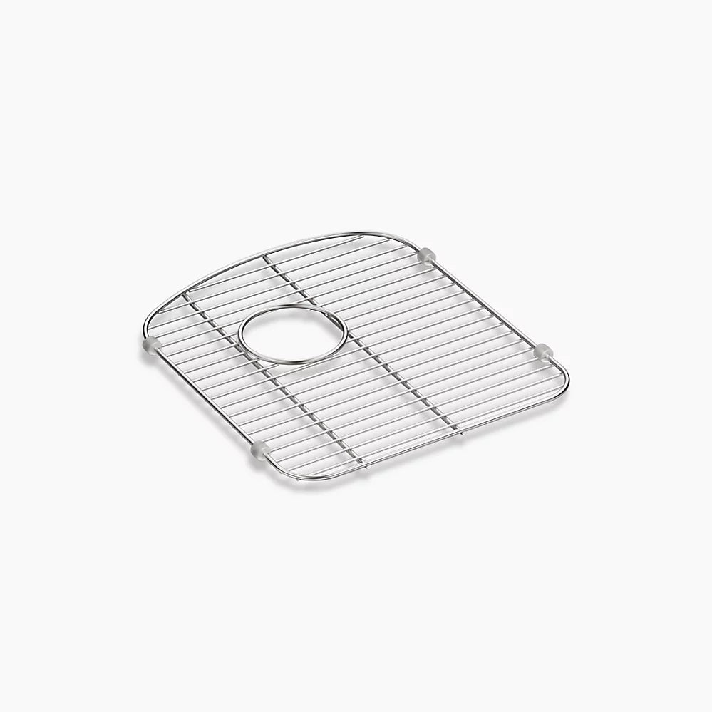 Kohler Langlade Stainless steel sink rack, 13-1/2" x 15-1/4", for right-hand bowl K-5180-ST - Plumbing Market