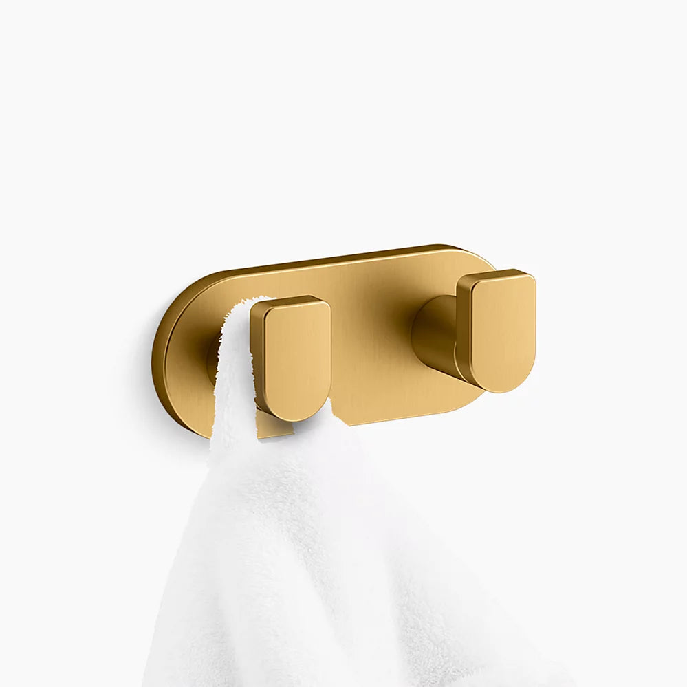 Kohler Composed Double robe hook K-73146-2MB - Plumbing Market