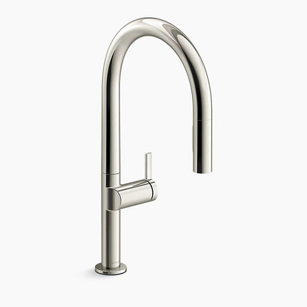 Kohler Components Pull-down kitchen sink faucet with two-function sprayhead K-28268-SN - Plumbing Market