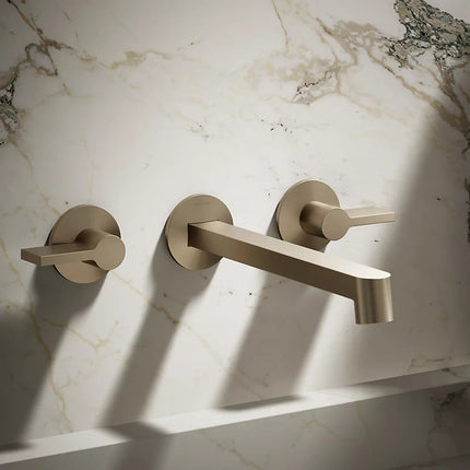 Kohler Components Wall-mount bathroom sink faucet spout with Row design, 1.2 gpm K-T23889-BV - Plumbing Market