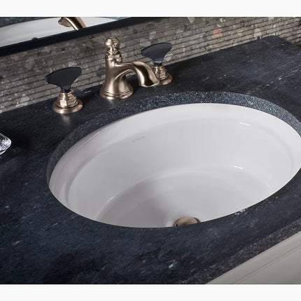 Kohler Artifacts Oval Under-Counter Lavatory 21782-0 - Plumbing Market