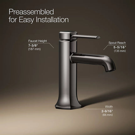 Kohler Occasion Single-handle bathroom sink faucet, 0.5 gpm K-27000-4N-TT - Plumbing Market