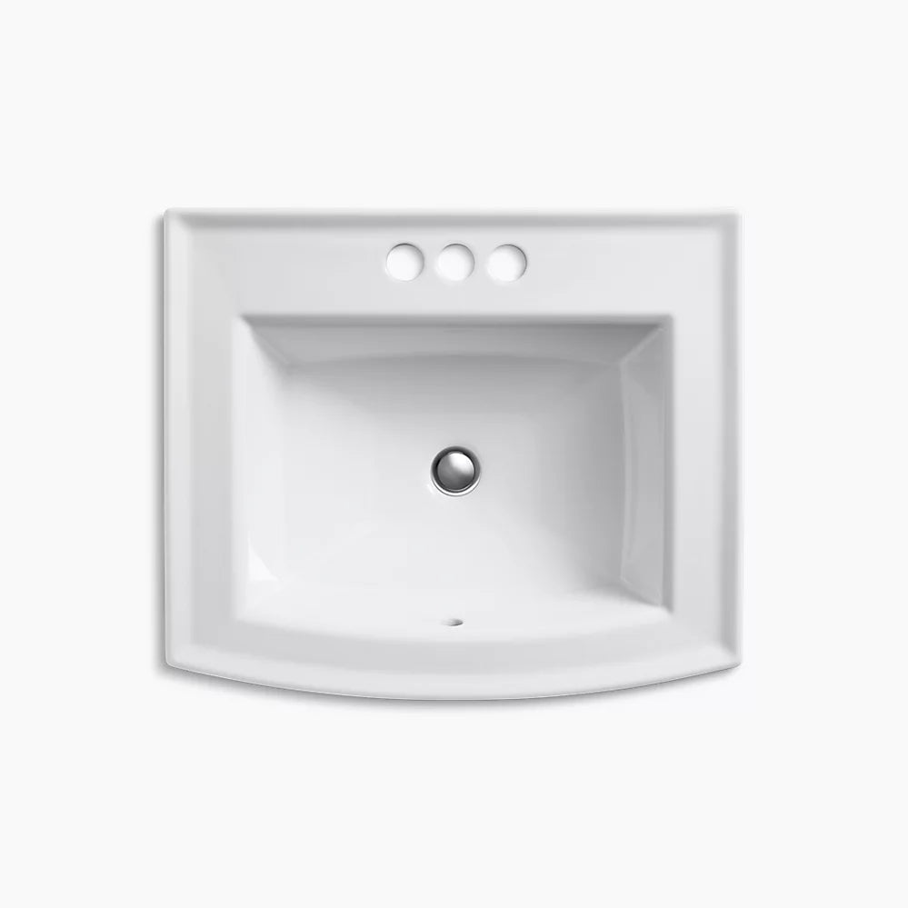 Kohler Archer Lavatory, Self Rimming, 4 Cc 2356-4-0 - Plumbing Market