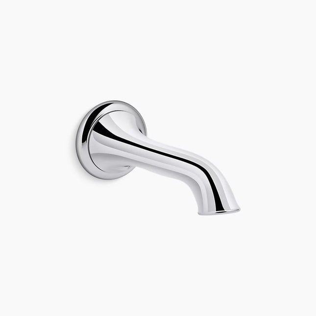 Kohler Artifacts Wall Mount Bathroom Faucet Bath Spout, Flare 72791-CP - Plumbing Market