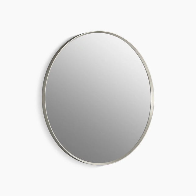 Kohler Essential 32" round framed mirror K-31368-BNL - Plumbing Market