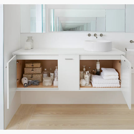 Kohler Jute 60" wall-hung bathroom vanity cabinet K-99548-1WA - Plumbing Market