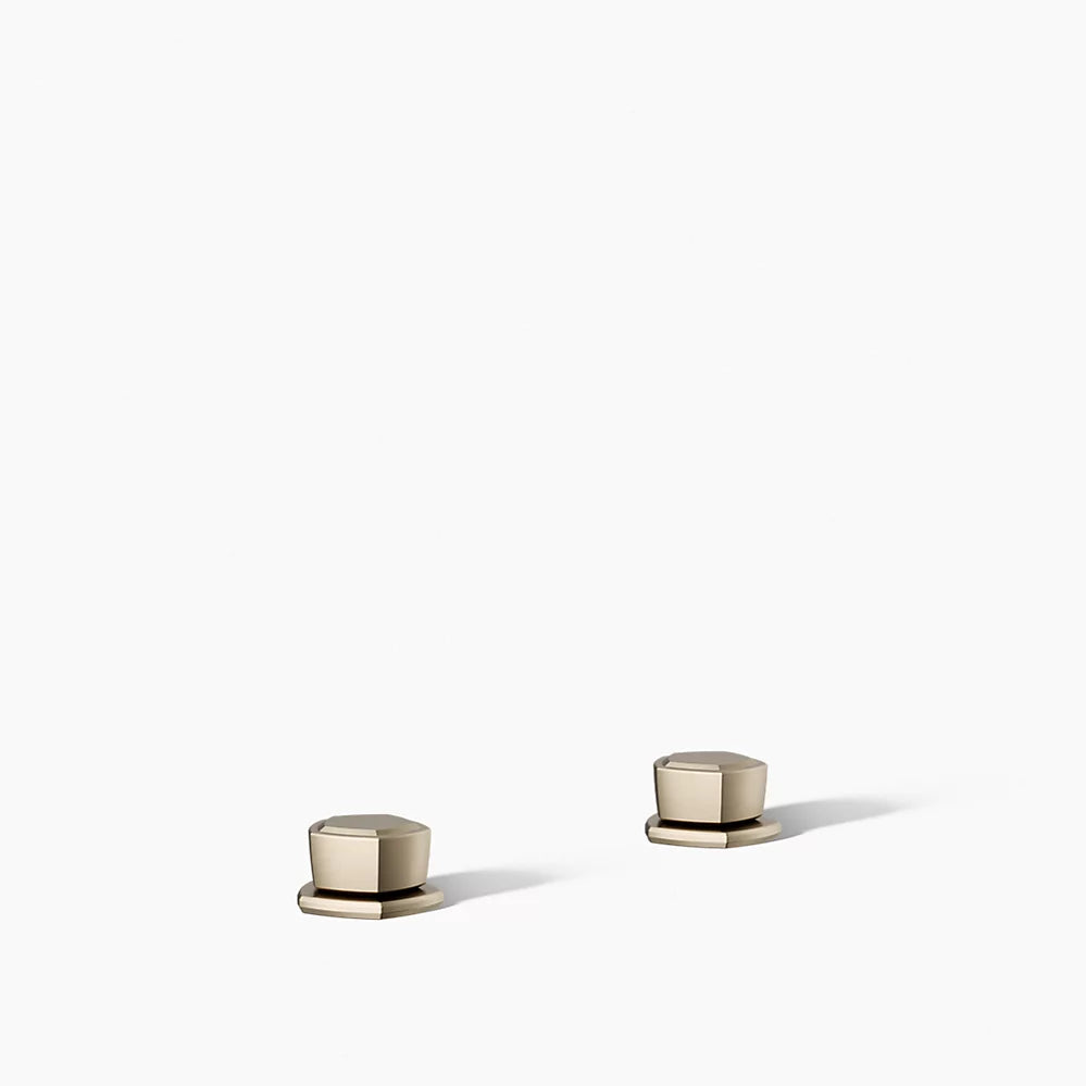 Kohler Occasion Knob bathroom sink faucet handles K-27010-9-BV - Plumbing Market