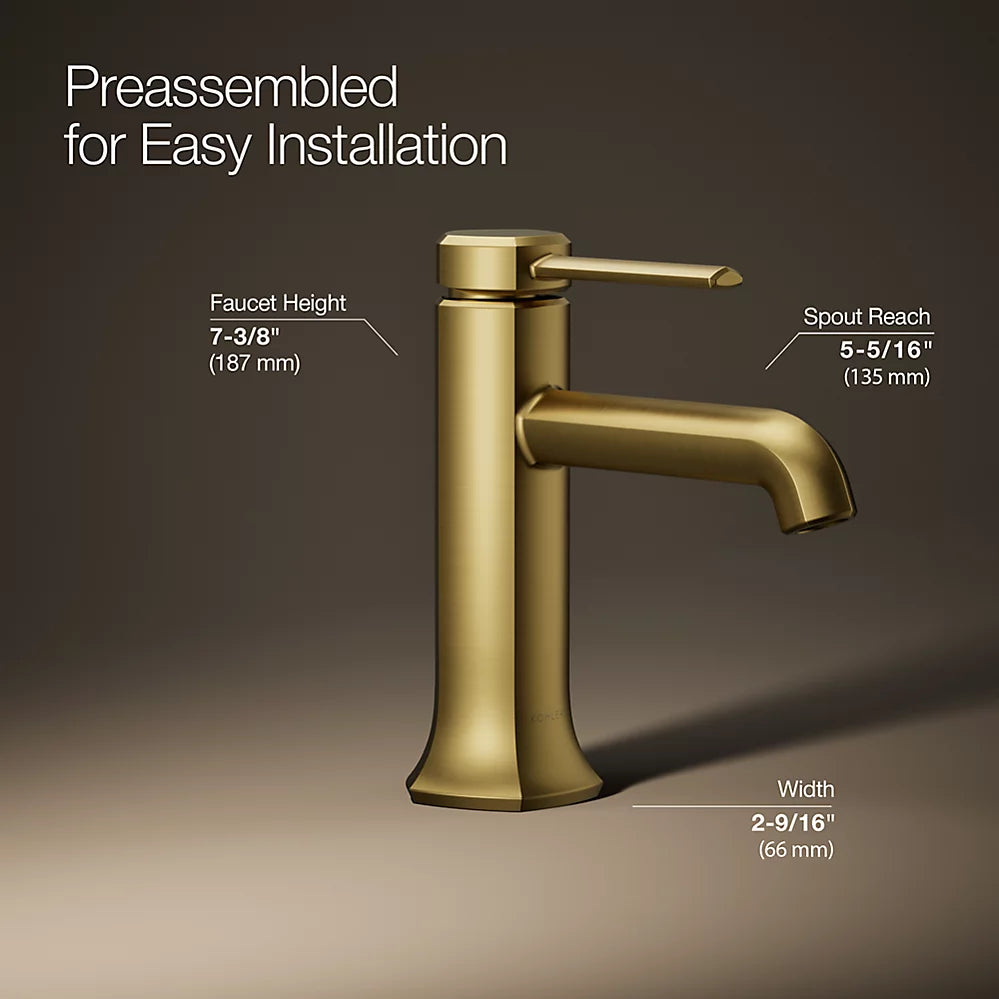 Kohler Occasion Single-handle bathroom sink faucet, 1.2 gpm K-27000-4-2MB - Plumbing Market