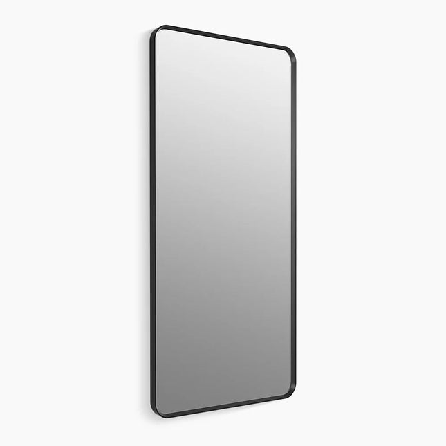 Kohler Essential 28" x 60" rectangular framed mirror K-31366-BLL - Plumbing Market