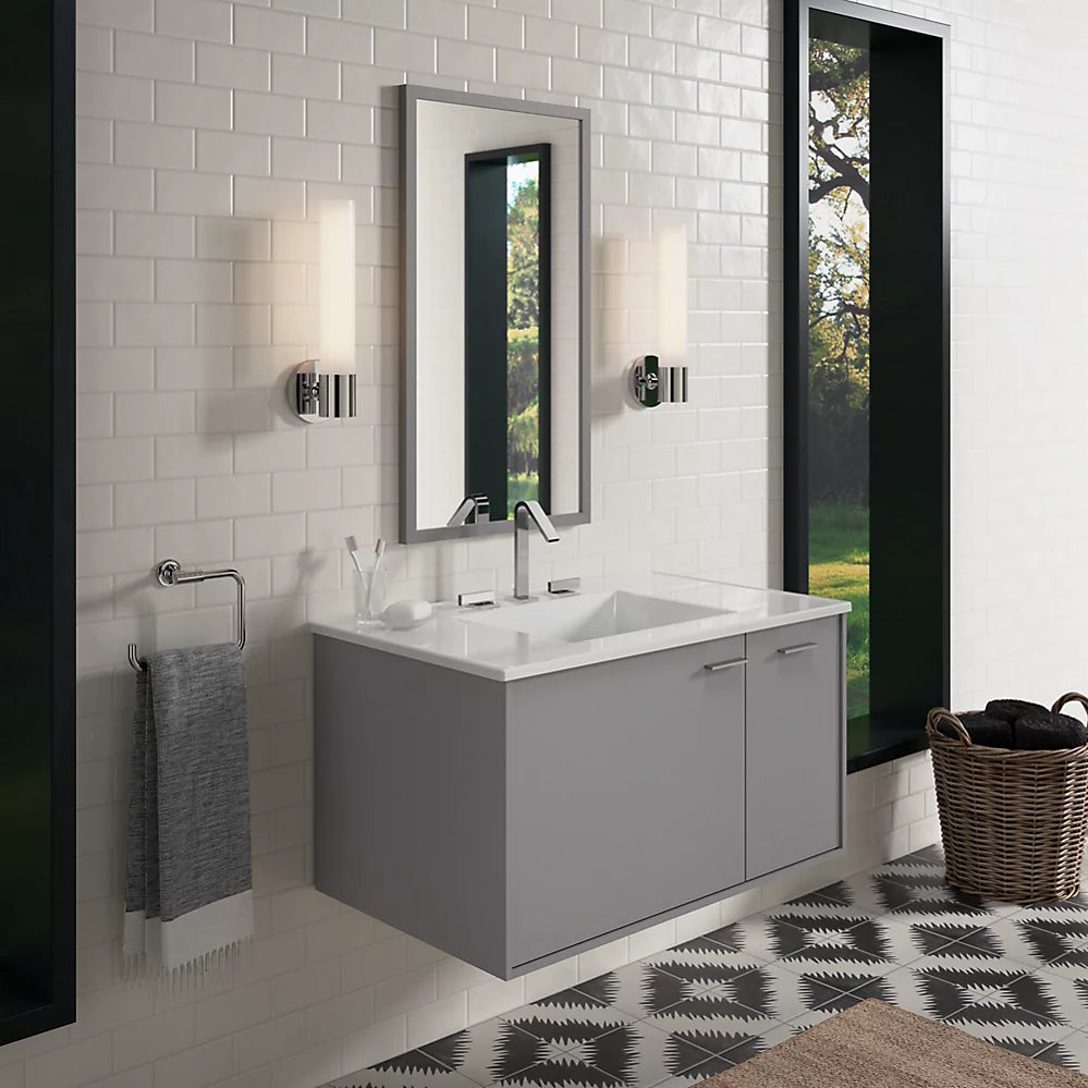 Kohler Jute 36" wall-hung bathroom vanity cabinet K-99543-R-1WT - Plumbing Market