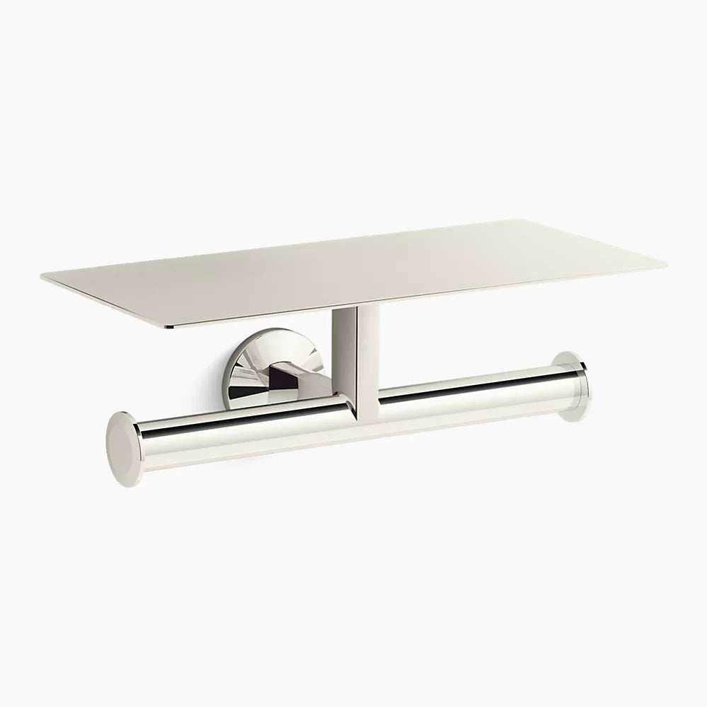 Kohler Components Covered double toilet paper holder K-78384-SN - Plumbing Market