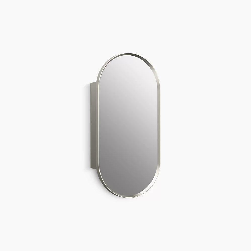 Kohler Verdera 15" x 30" capsule framed medicine cabinet K-35573-BNL - Plumbing Market