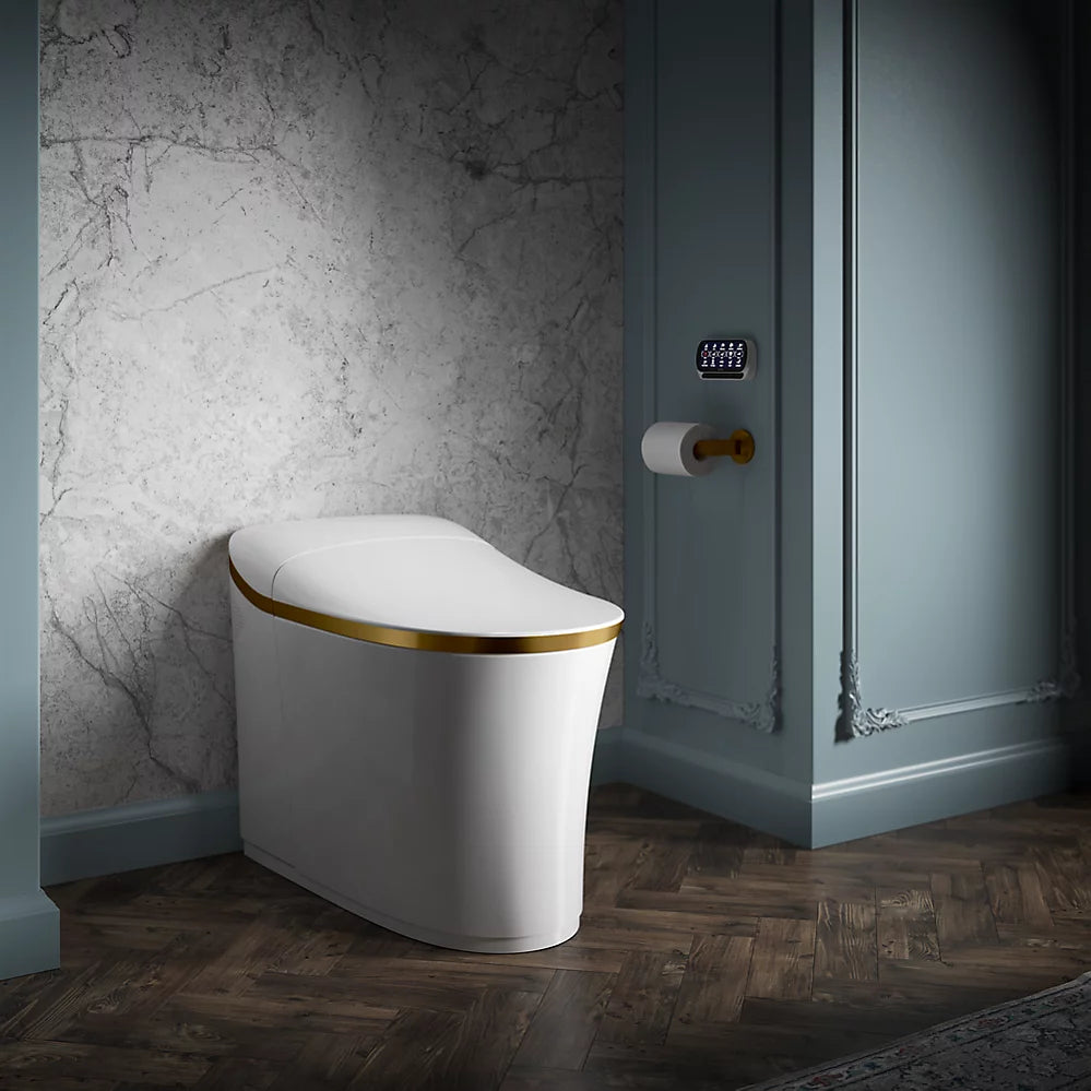 Kohler Eir One-piece elongated smart toilet, dual-flush K-77795-2MB - Plumbing Market