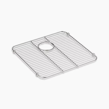 Kohler Iron/Tones Stainless steel sink rack, 12-7/8" x 14-11/16" K-5184-ST - Plumbing Market