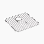 Kohler Iron/Tones Stainless steel sink rack, 12-7/8" x 14-11/16" K-5184-ST - Plumbing Market