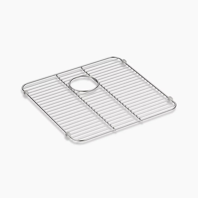 Kohler Iron/Tones Stainless steel sink rack, 12-7/8" x 14-11/16" K-5184-ST - Plumbing Market