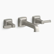 Kohler Riff Wall-mount bathroom sink faucet trim, 1.2 gpm K-T26432-4-BN - Plumbing Market
