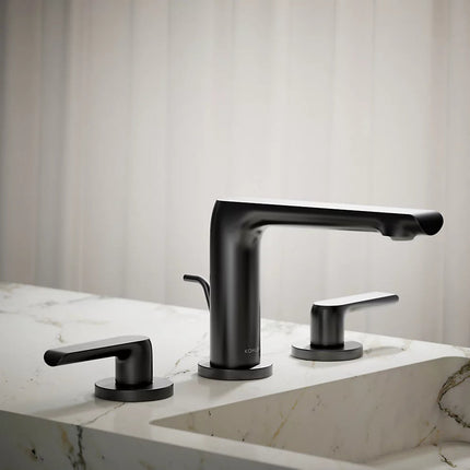 Kohler Avid Widespread bathroom sink faucet, 0.5 gpm K-97352-4N-BL - Plumbing Market