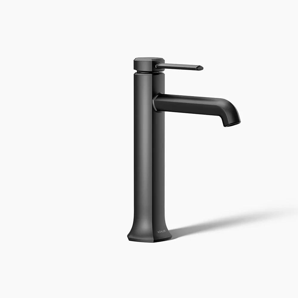 Kohler Occasion Tall single-handle bathroom sink faucet, 0.5 gpm K-27003-4N-BL - Plumbing Market