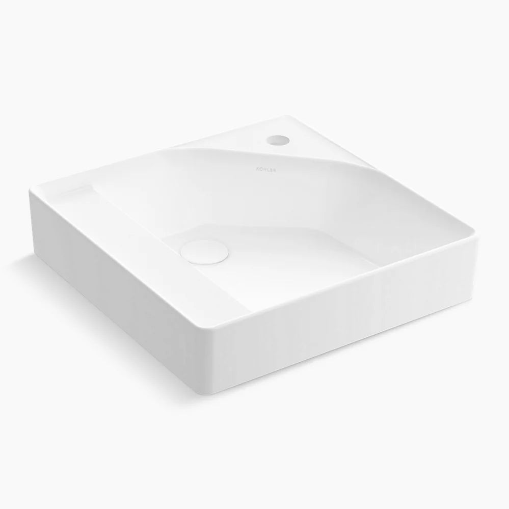 Kohler Spacity 18" vitreous china vanity top with integrated rectangular sink K-31551-0 - Plumbing Market