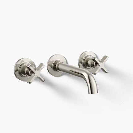 Kohler Castia by Studio McGee Wall-mount bathroom sink faucet trim, 1.2 gpm K-T35909-3-SN - Plumbing Market