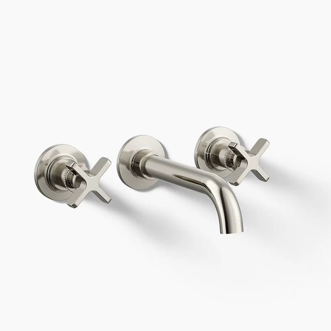 Kohler Castia by Studio McGee Wall-mount bathroom sink faucet trim, 1.2 gpm K-T35909-3-SN - Plumbing Market