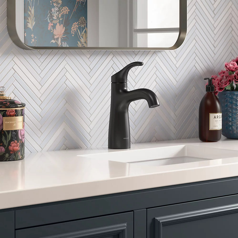 Kohler Simplice Single-handle bathroom sink faucet, 1.2 gpm K-27389-4-CP - Plumbing Market