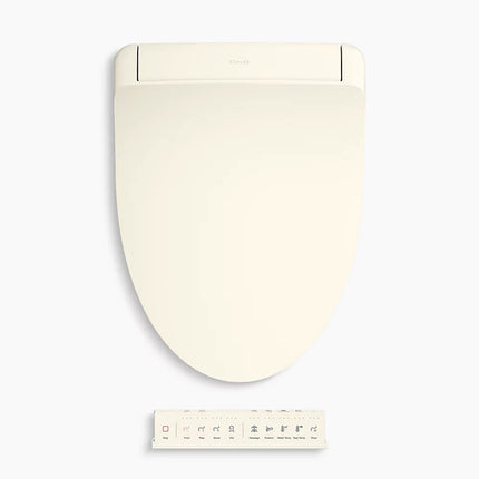 Kohler PureWash E930 Elongated bidet toilet seat with remote control K-28821-96 - Plumbing Market