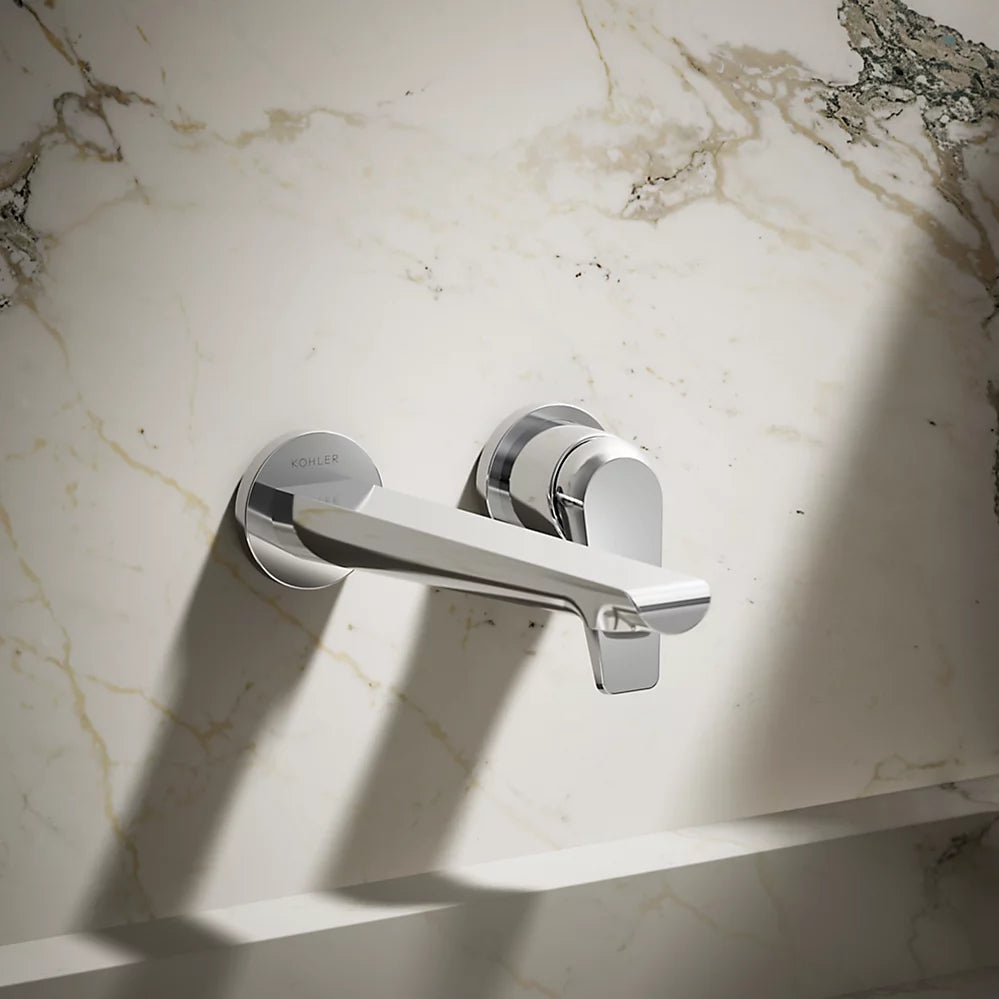 Kohler Avid Wall-mount bathroom sink faucet, 1.2 gpm K-97358-4-CP - Plumbing Market