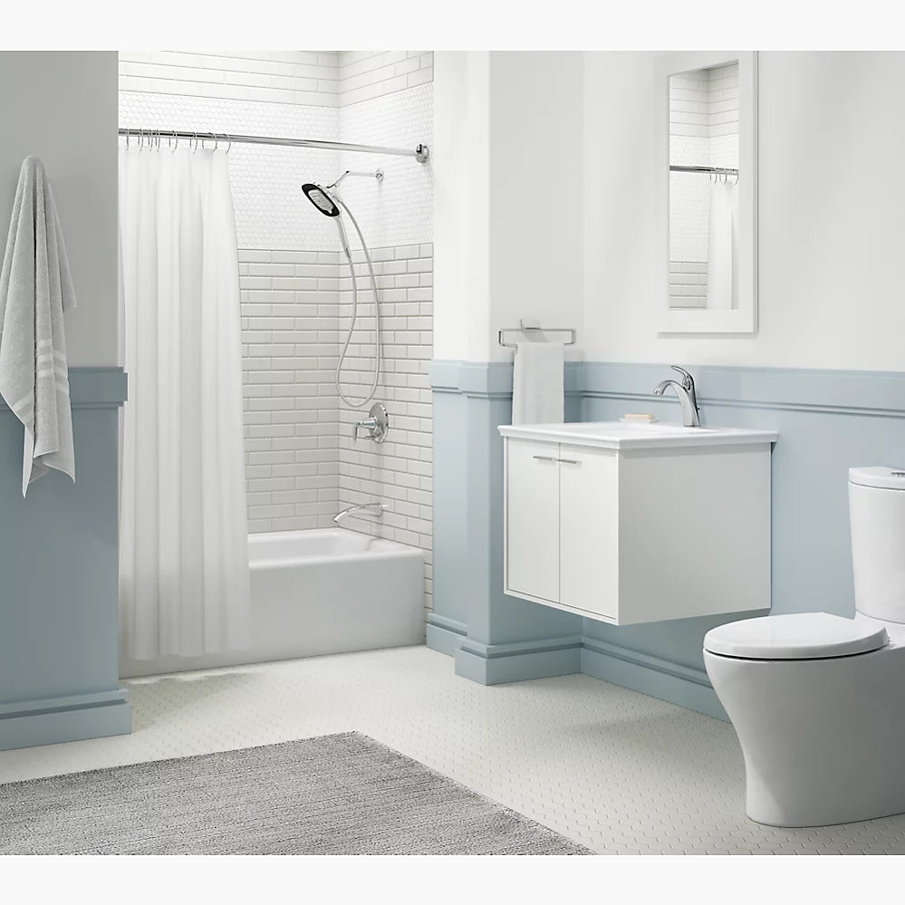 Kohler Expanse Contemporary design curved shower rod K-9351-BL - Plumbing Market