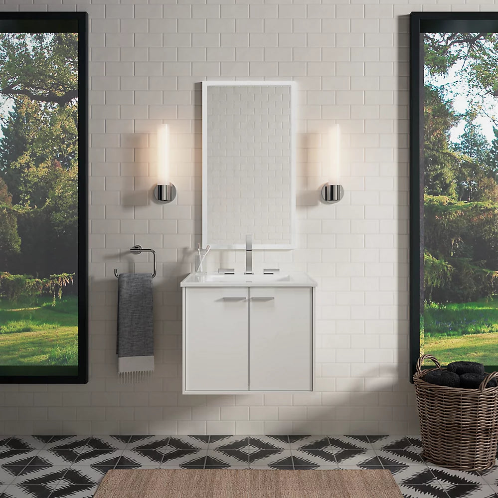 Kohler Jute 24" wall-hung bathroom vanity cabinet K-99539-1WA - Plumbing Market
