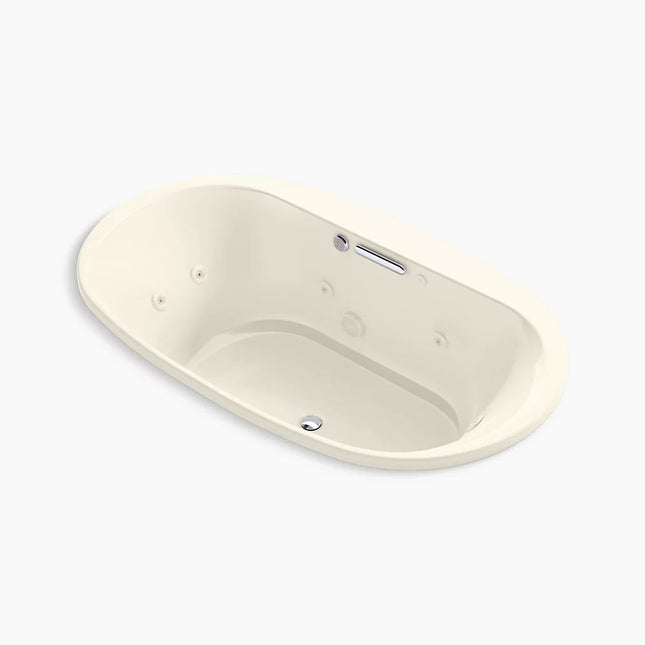 Kohler Underscore 71-1/2" x 41-1/2" drop-in Heated BubbleMassage air bath with whirlpool K-5718-XHGH-96 - Plumbing Market