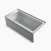 Kohler Archer 66" x 32" alcove whirlpool bath with Bask heated surface, right drain K-1949-RAW-95 - Plumbing Market