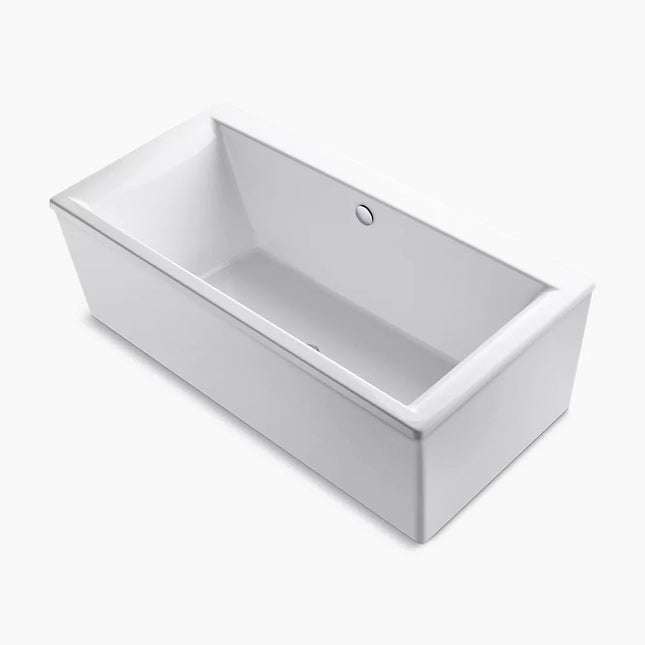 Kohler Stargaze 72" x 36" freestanding bath with straight shroud K-6366-0 - Plumbing Market