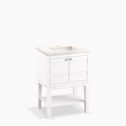 Kohler Helst 24" bathroom vanity cabinet with sink and quartz top K-33523-ASB-0 - Plumbing Market