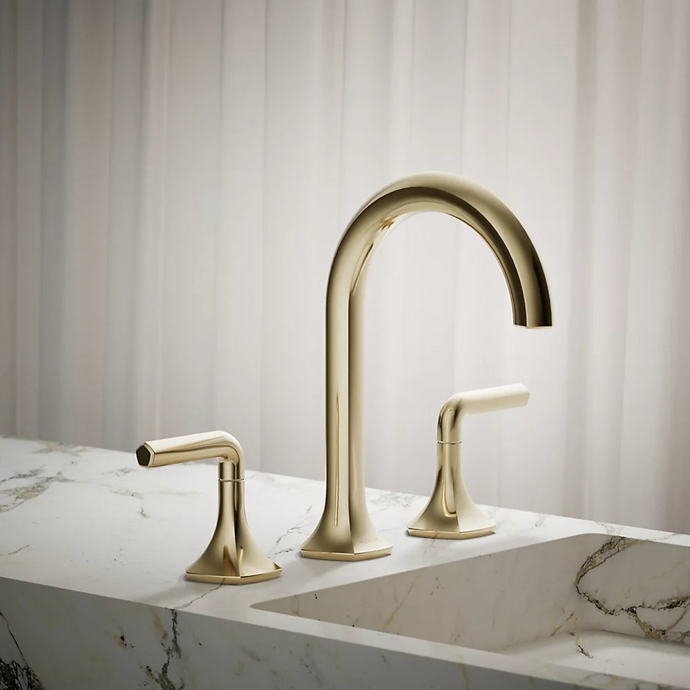 Kohler Occasion Bathroom sink faucet spout with Cane design, 1.2 gpm K-27008-AF - Plumbing Market