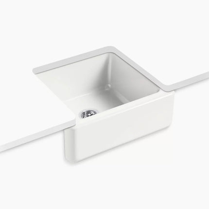 Kohler Whitehaven 23-1/2" undermount single-bowl farmhouse kitchen sink K-5665-FF - Plumbing Market