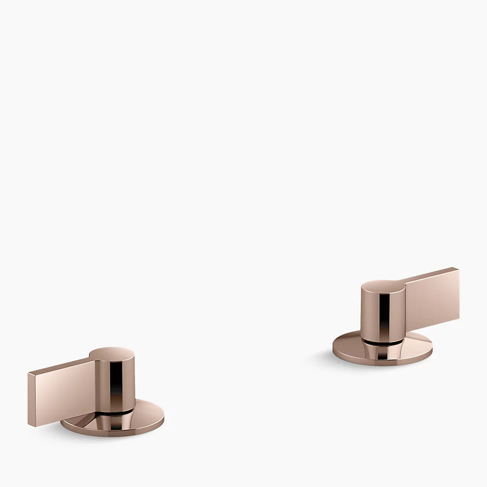 Kohler Components Lever bathroom sink faucet handles K-77974-4-RGD - Plumbing Market