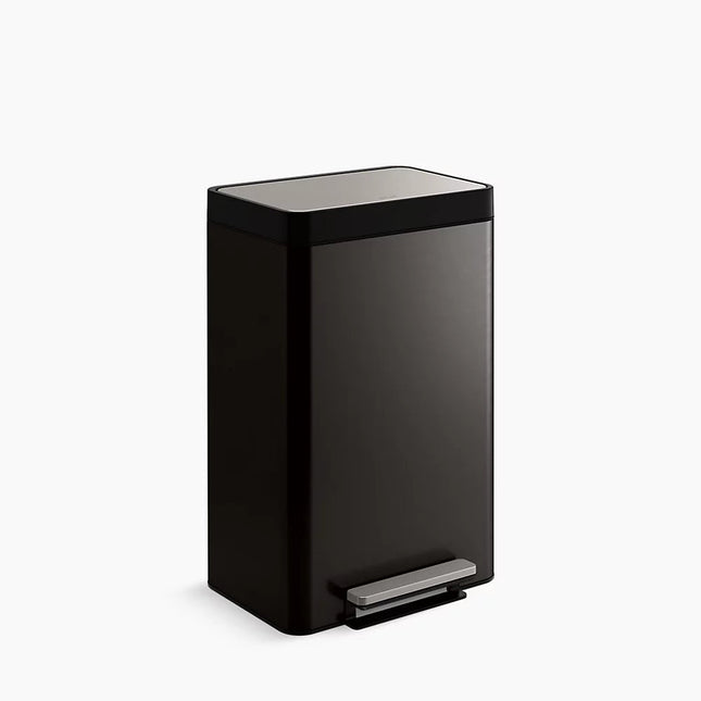 Kohler Dual-compartment step trash can K-20956-BST - Plumbing Market