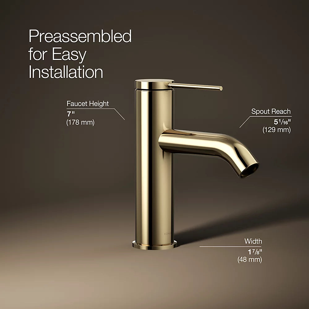 Kohler Components Single-handle bathroom sink faucet, 1.2 gpm K-77958-4A-AF - Plumbing Market