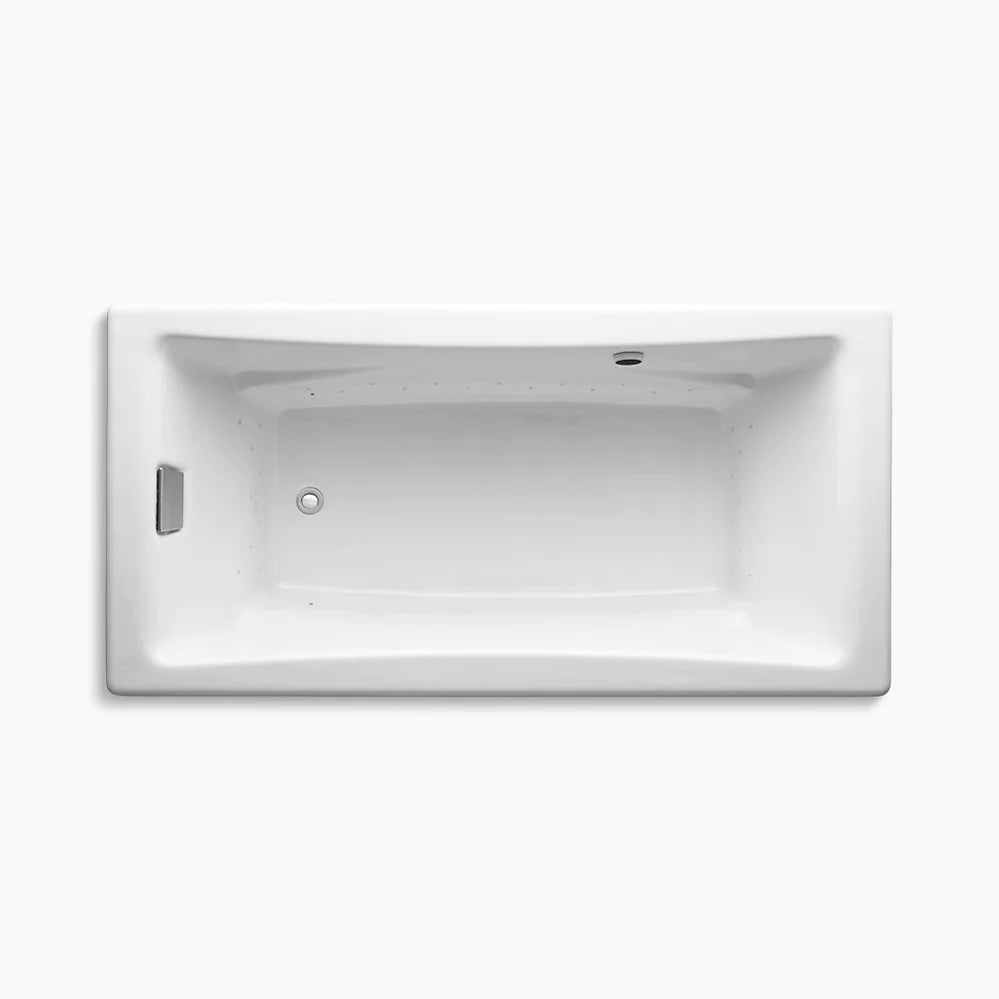 Kohler Tea-for-Two 71-3/4" x 36" drop-in Heated BubbleMassage air bath K-865-GH0-0 - Plumbing Market